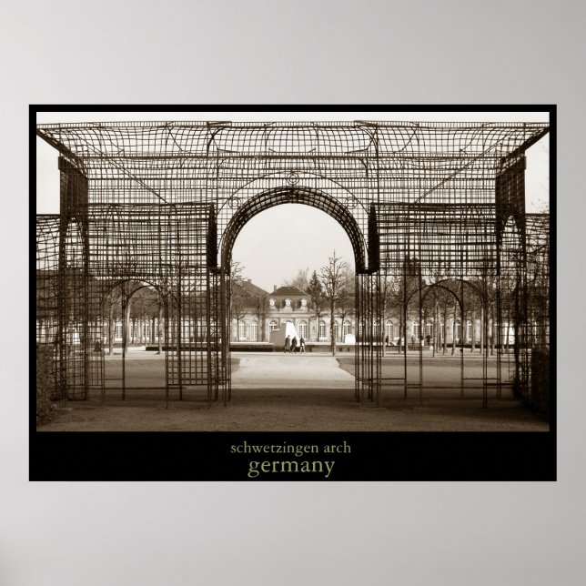 Poster arche schwetzingen (Devant)