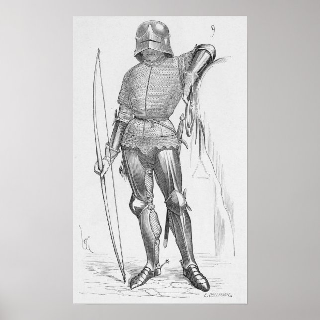 Poster Archer médiéval (Devant)