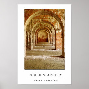 Poster Arches d'or