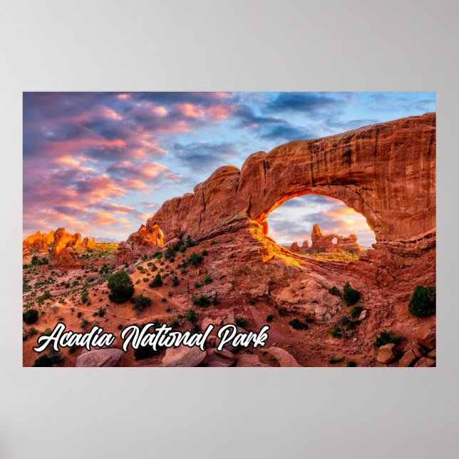 Poster Arches National Park, Utah, États-Unis (Devant)