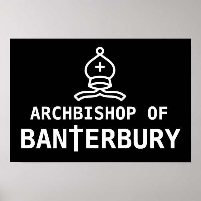 Poster Archevêque de Banterbury Banter Merchant Gift (Devant)