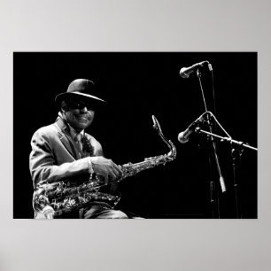 Poster Archie Shepp 1 par P. Baud Banlieues Bleues 2010 P