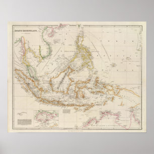 Poster Archipel asiatique