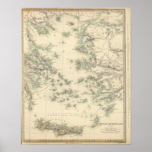 Poster Archipel grec, ancien