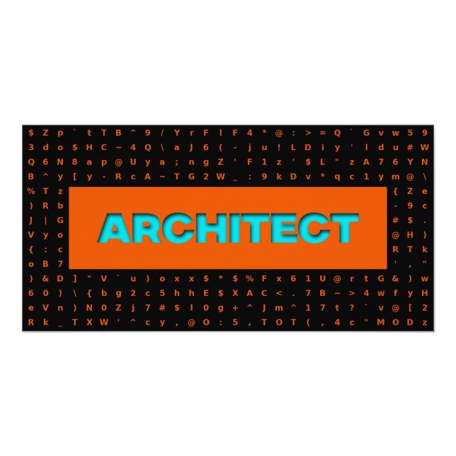 Poster Architecte (Devant)