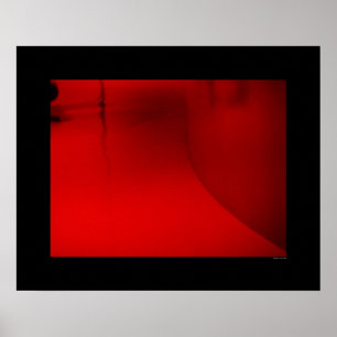 Poster Architecture - couloir rouge