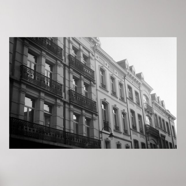 Poster Architecture de Bruxelles (Devant)