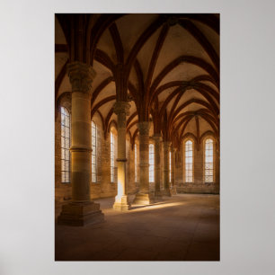 Poster Architecture du cloître Abby   Allemagne