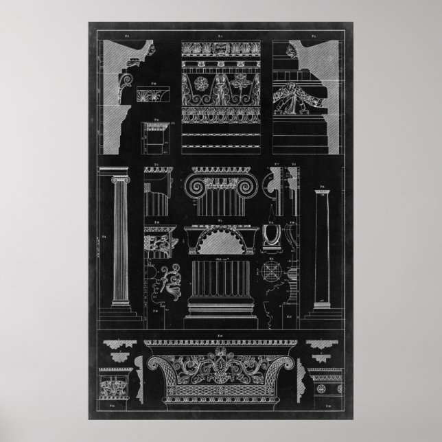Poster Architecture graphique IV (Devant)