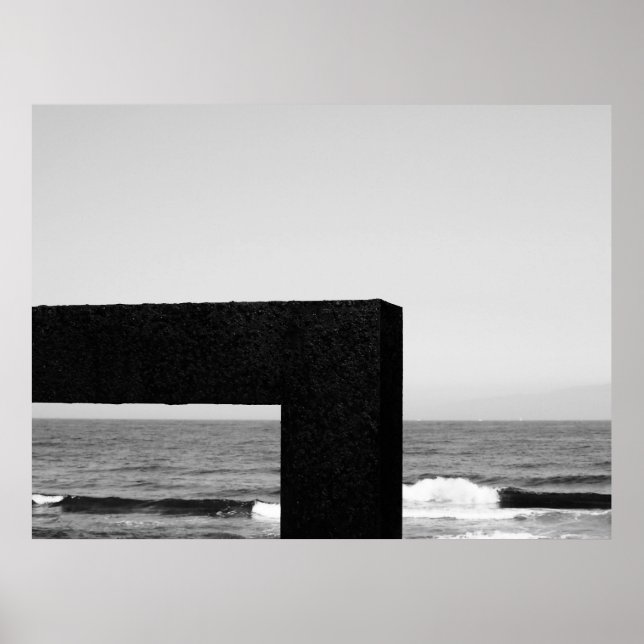 Poster architecture sur l'océan (Devant)