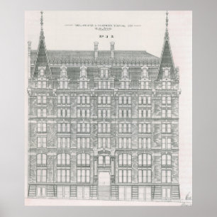 Poster Architecture vintage, Delaware & Hudson Canal Co.