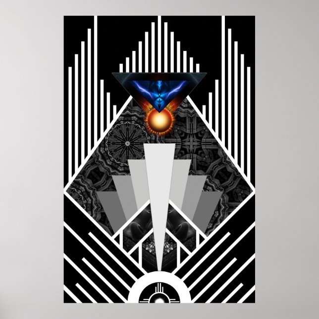 Poster Archival Des Ailes De La Lumière Déco De La (Devant)