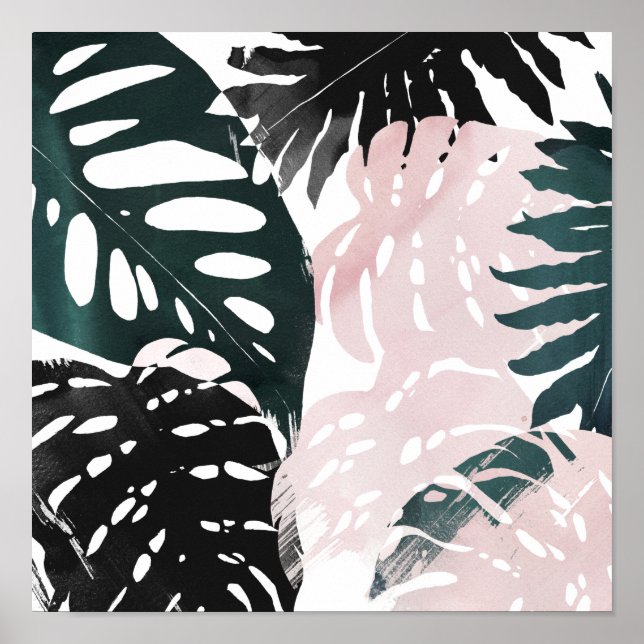 Poster Arêtes de palme Paradise (Devant)