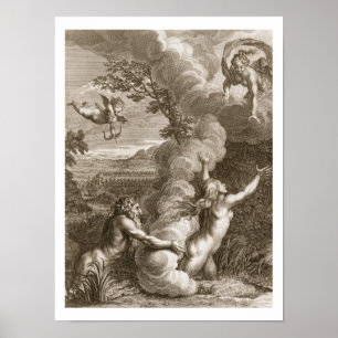 Poster Arethusa Poursuivie par Alpheus et transformée en 