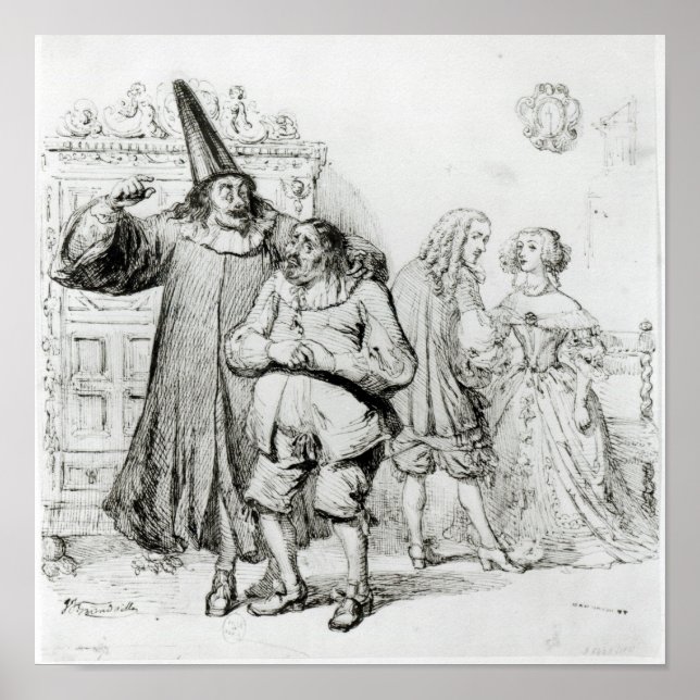 Poster Argan et Monsieur Purgon (Devant)