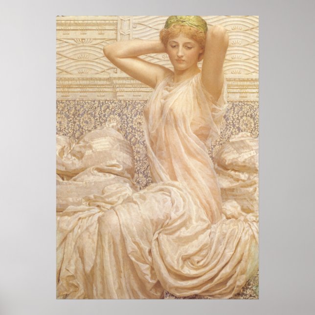 Poster Argent d'Albert Joseph Moore, Beaux-Arts victorien (Devant)