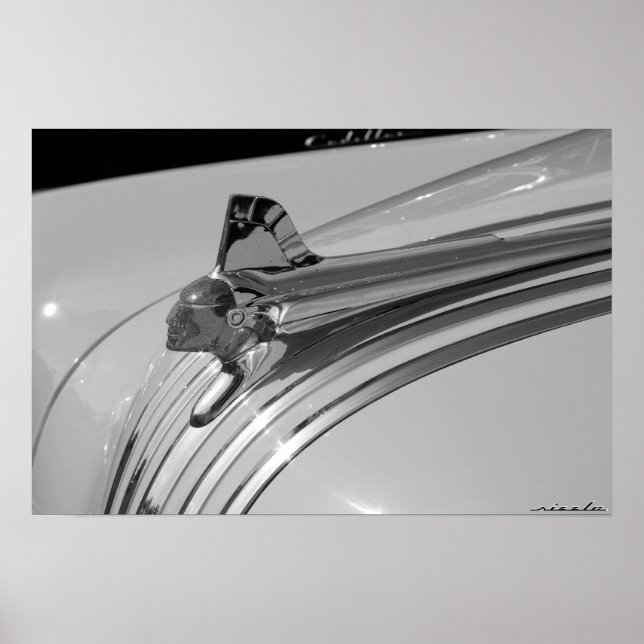 Poster Argent Pontiac Streak Hood Ornement (Devant)