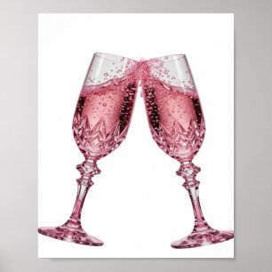 Poster Argent propre À LA SANTÉ POUR L'AMOUR ET LE BONHEU