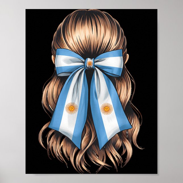 Poster Argentina Pride Argentinian Flag  (Devant)