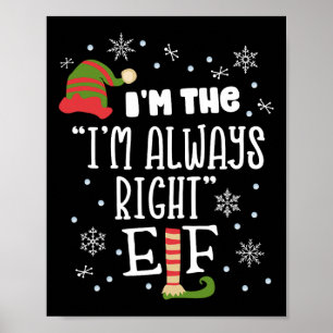 Poster Argue Elf Correspondant Famille Groupe Noël T Noël