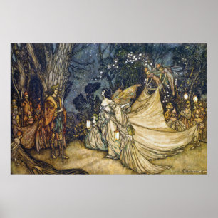 Poster argument 36x24 d'Oberon et de Titania