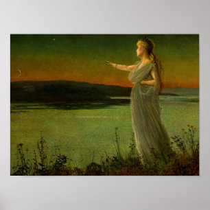 Poster Ariane à Naxos John Atkinson Grimshaw
