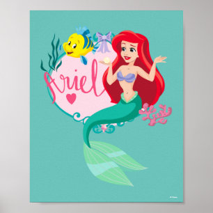 Poster Ariel avec le nom du flet graphique