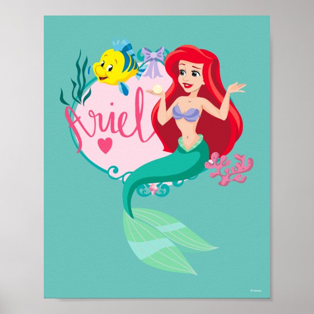 Poster Ariel avec le nom du flet graphique (Devant)