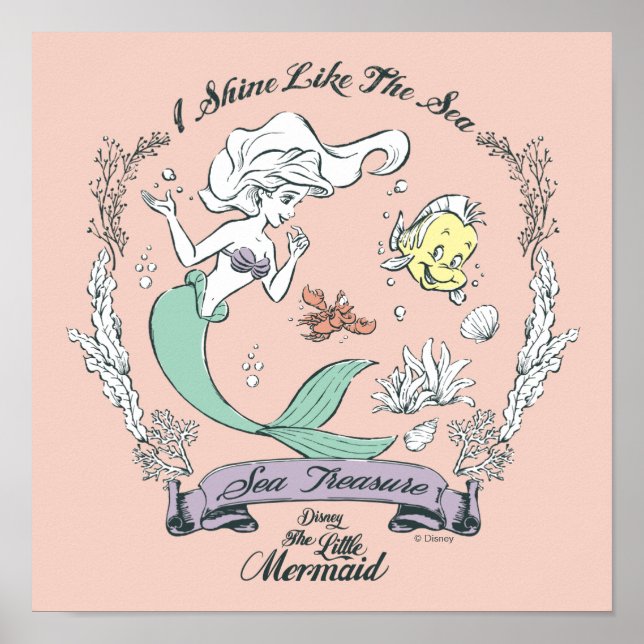 Poster Ariel | Je brille comme la mer (Devant)