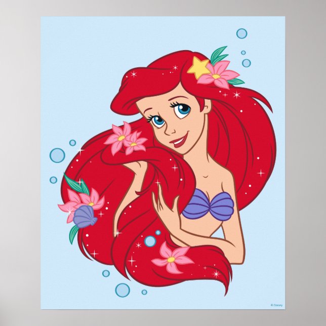 Poster Ariel Ocean Beauty Bloom (Devant)