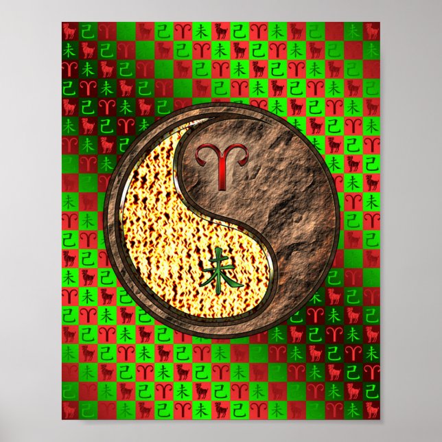 Poster Aries et la chèvre de la Terre (Devant)