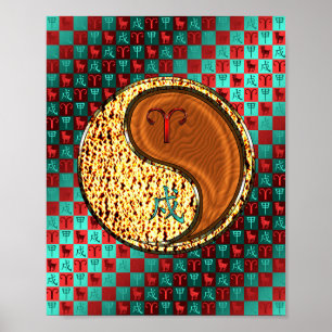 Poster Aries et Wood Dog