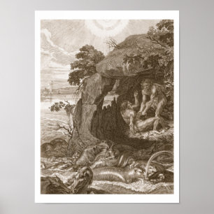 Poster Aristeus oblige proteus pour indiquer ses oracles,