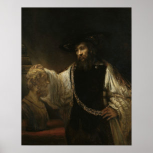 Poster Aristote (384-322 AVANT JÉSUS CHRIST) avec un