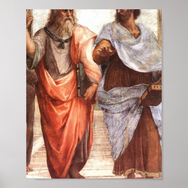 Poster Aristote Et Platon (Devant)