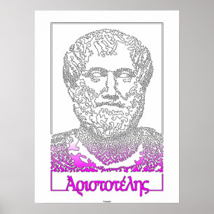 Poster Aristote. philosophe grec [015]