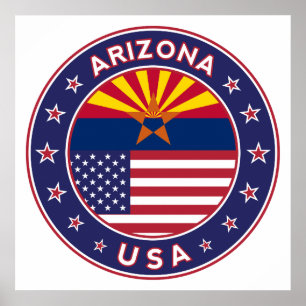 Poster Arizona, États-Unis