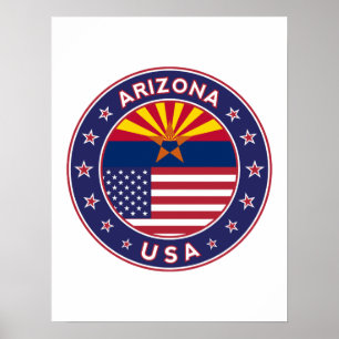 Poster Arizona, États-Unis