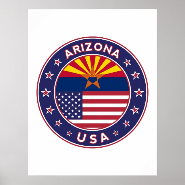 Poster Arizona, États-Unis (Devant)