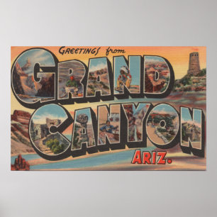 Poster Arizona - Grandes lettres scènesArizona