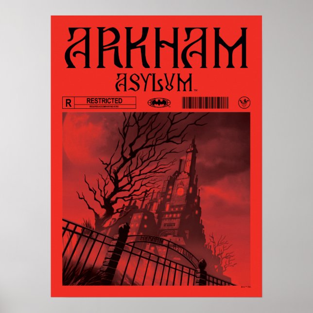 Poster Arkham Asylum : Restreint (Devant)