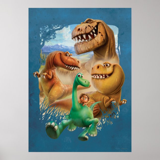 Poster Arlo, Spot et Ranchers en forêt (Devant)