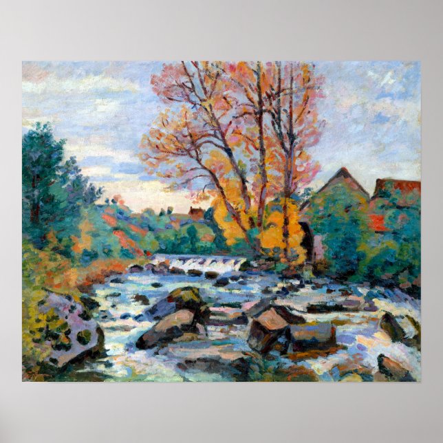 Poster Armand Guillaumin Le moulin de Bouchardon, Crozant (Devant)