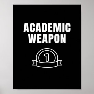 Poster Arme académique - Inspirationnel surdimensionné Dr