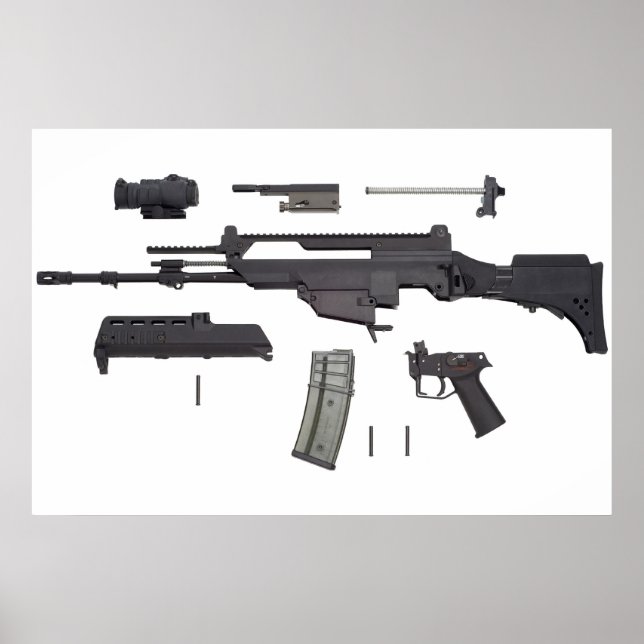 Poster Arme automatique G36 (Devant)