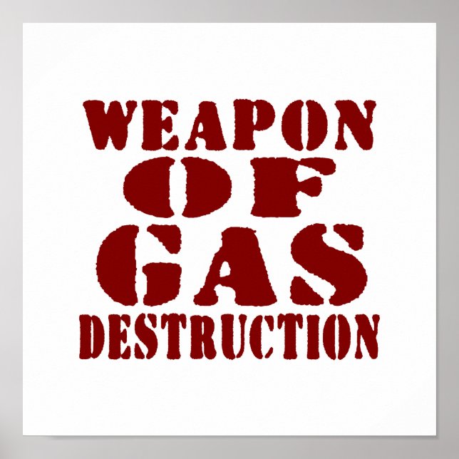 Poster Arme De Destruction Du Gaz (Devant)