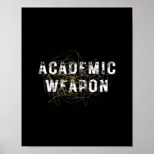 Poster Arme universitaire - Inspirationnelle surdimension