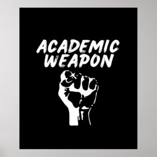 Poster Arme universitaire - Inspirationnelle surdimension
