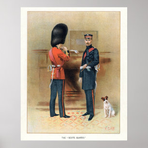 Poster Armée britannique - les gardes d'Ecossais