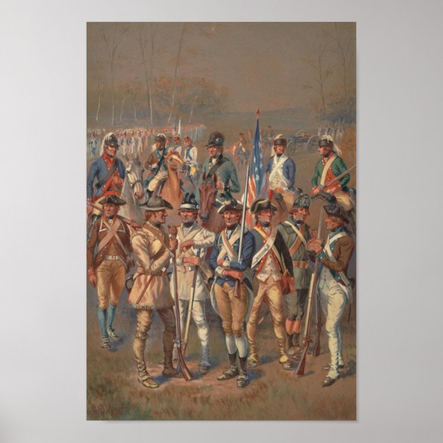 Poster Armée continentale (Devant)